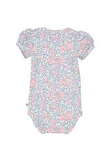 Müsli by Green Cotton Kurzarmbody Blumen weiß 74 - 1