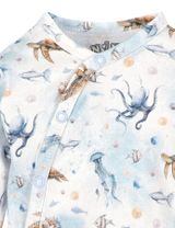 NINI Body croisé Faune Marine 0-6 mois Bleu - 2