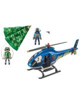 Playmobil 19 Teile PLAYMOBIL® Polizeihubschrauber City Action 31x11,5x13,5 cm 4+ Jahre bunt - 2