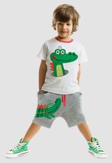 Denokids Print weiss 104 - 7