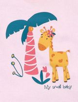 NINI T-shirt Girafe Floral Blanc - 2