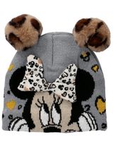 Disney Mütze Minnie Mouse Bommel grau 46-48cm - 0
