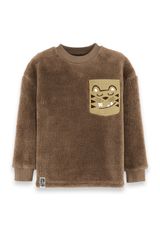 Sweatshirt Jungen braun 104 - 0