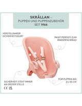 Skrållan Accessoires pour poupées 18x24x38 cm 3+ ans Rose - 6