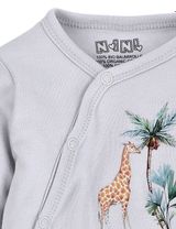 NINI Wickelbody Giraffe grau 62 (0-3 Monate) - 2