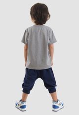 Denokids Unifarben grau 104 - 8