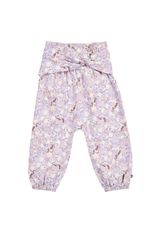 Green Cotton Babyhose lila 56 - 0