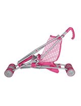 Idena Puppenwagen Punkte CE-zertifiziert 52x26x55 cm 3+ Jahre pink - 1