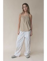 STUDIO FEDER Hose creme/rosa/blau/braun Large - 3