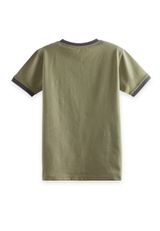 T-Shirt & Gabardine Shorts Set dunkelgruen 110 - 2