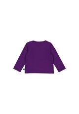 Fred s World by Green Cotton Langarmshirt Unifarben lila 80 - 1