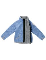 Villervalla Jacke Sterne Fleece blau 92 (18-24 Monate) - 1