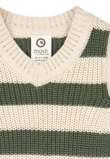 Müsli by Green Cotton Babypullunder Streifen creme 56 - 2