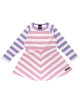 Villervalla Kleid Streifen rosa 92 (18-24 Monate) - 0