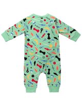 Villervalla Strampler Süßigkeiten grün - 1