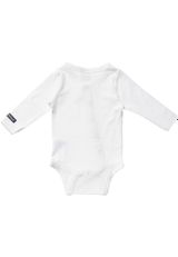 Villervalla Langarmbody Bienen, Floral weiss 80 - 1