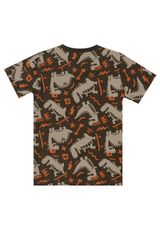 Denokids Print dunkelbraun 104 - 2