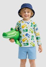 Denokids Alloverprint gruen 80 - 3