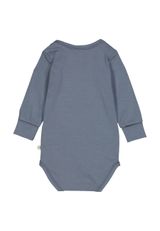 Müsli by Green Cotton Langarmbody Unifarben blau 92 - 1