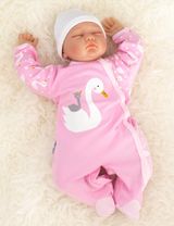Baby Sweets Strampler Schwan Lovely Swan rosa 80 (9-12 Monate) - 1