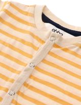 Ebbe Kids Strampler Streifen beige 80 (9-12 Monate) Yellow stripe - 2