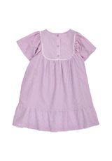 Green Cotton Kleid lila 86 - 1