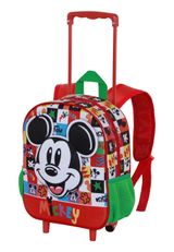 Disney Mickey Mouse Mood-Small 3D Backpack with Wheels Rucksack 34x26x13 cm mehrfarbig Onesize Kinder - 0