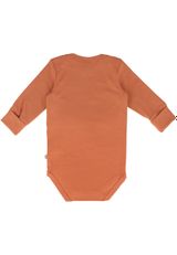 Müsli by Green Cotton Langarmbody Unifarben orange 80 - 1