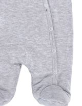 NINI Strampler Fuchs Kapuze grau - 3