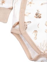 NINI Wickelbody Schildkröte weiß 62 (0-3 Monate) - 1