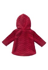 Land-Juwelen Strickjacke Alloverprint rot 62 - 1