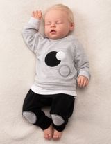 Baby Sweets 2 Teile Set Kreis schwarz - 3