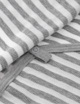 Makoma Wickelbody Streifen grau - 4