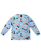 Villervalla Langarmshirt Süßigkeiten blau 128 (7-8 Jahre) - 0