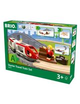 Brio 22 Teile Holzeisenbahn Reisezug Starter Set A World CE-zertifiziert 37x27x9 cm 3+ Jahre bunt - 2