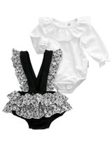 Baby Sweets 2 Teile Set Glamour Collection By Katja Kühne Floral weiß 6-9 Monate (74) - 0