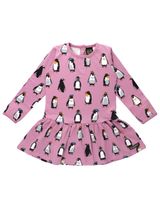 Villervalla Kleid Pinguin rosa - 0