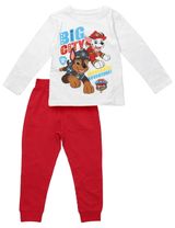 Paw Patrol 2 Teile Schlafanzug Paw Patrol weiß/rot 128 (7-8 Jahre) - 0