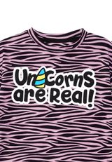 Denokids Unicorn Zebra T-Shirt & Pants Set Mädchen pink 98 - 3