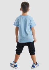 Denokids Unifarben blau 104 - 8