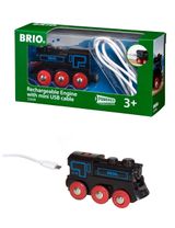 Brio Holzeisenbahn Akku-Lok mit Mini-USB World CE-zertifiziert 3,5x5,2x1,2 cm 3+ Jahre schwarz - 0