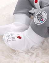 Baby Sweets Chaussons I Love Mama & Papa I Love Mama & Papa Blanc 3-6M (68 cm) - 4