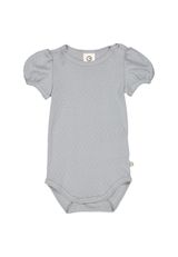 Müsli by Green Cotton Kurzarmbody Unifarben blau 68 - 0