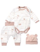 Baby Sweets 3 Teile Set Tiere Peek a Boo weiß 86 (12-18 Monate) - 0