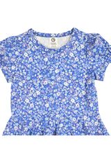 Green Cotton Kleid blau 86 - 2