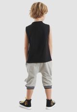 Zweiteiler Jungen schwarz 104 - 8