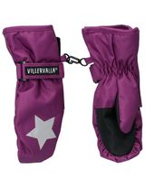 Villervalla Handschuhe Sterne Wasserdicht (8000mm) lila - 0