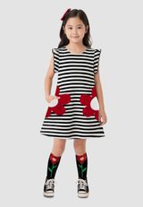 Denokids Kleid Gestreift multicolor 98 - 3