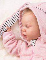 Koala Baby Strampler Hase Streifen weiß - 3