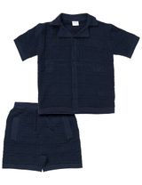 Norn Studios 2 pièces Ensemble Carreau 5-8 ans Bleu marine - 0